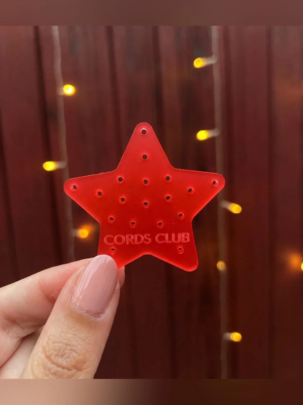 NIB Cords Club Star Travel Flatback Palette - Red